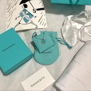 TIFFANY & CO Mini Double Heart Tag Pendant